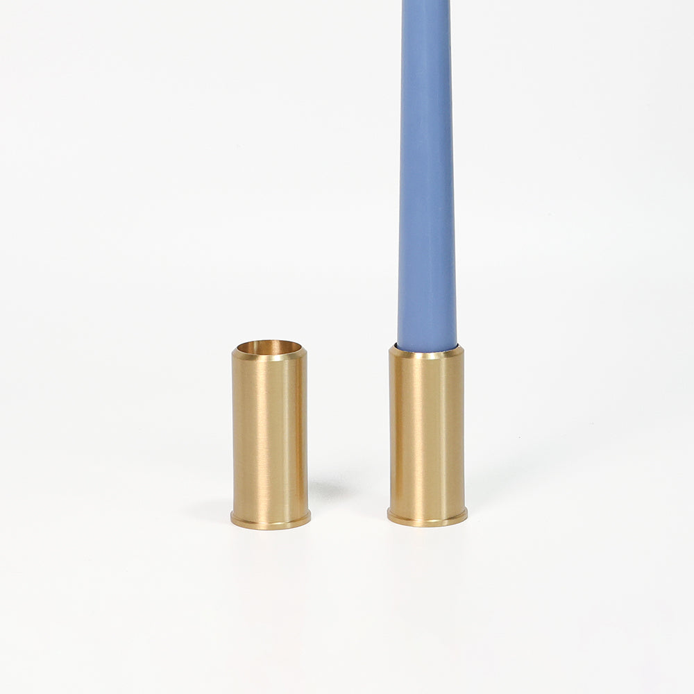 VALE - Solid Brass Taper Candle Holder - 1 Piece