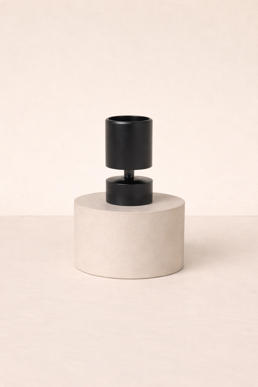 HAVN Matt Black Taper Candle Holder